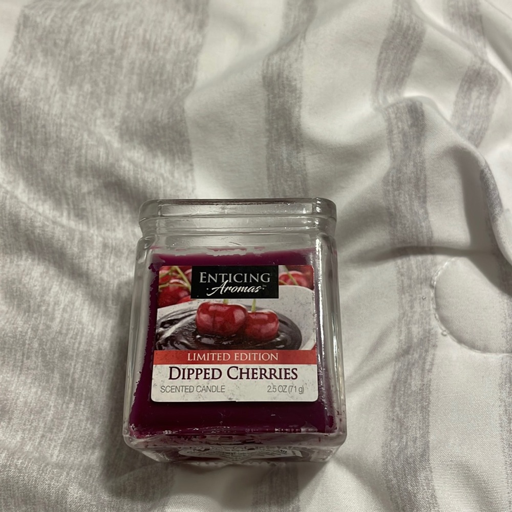 Enticing Aromas Dipped Cherries Scented Candle